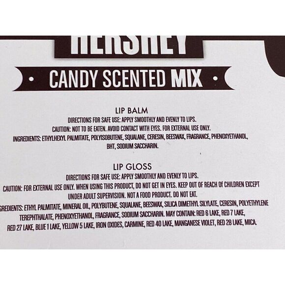 6 Piece Hershey Scented Lip Gloss Balm Jolly Rancher Reese's Twizzler Bubble Yum - Picture 8 of 10